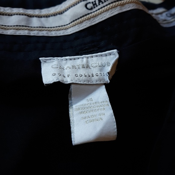 Charter Club Golf Collection Skort Navy Blue Sz 14 - Picture 3 of 4